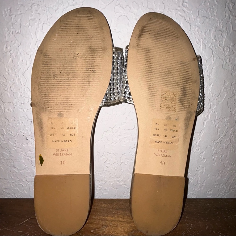 Stuart Weitzman Charleston Slip On Slide Sandal S… - image 7